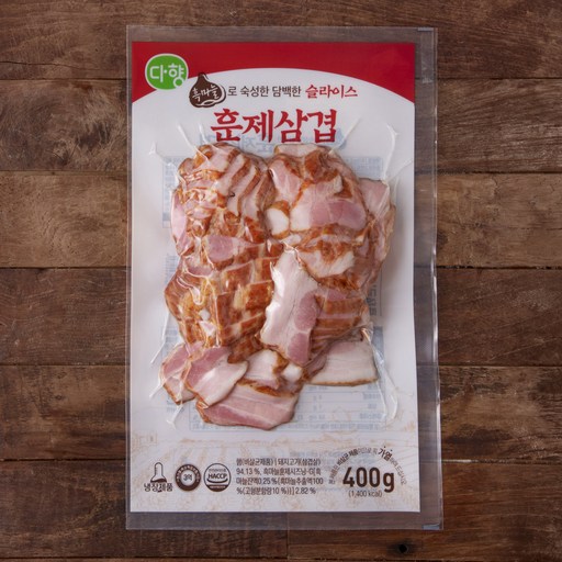 다향 슬라이스 돼지 훈제삼겹