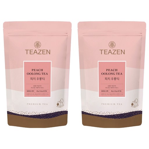 티젠 피치 우롱티 삼각티백