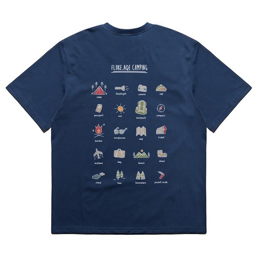 플루크 캠핑 서플라이 반팔 티셔츠 FST173