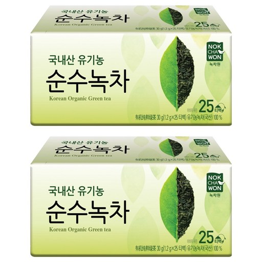 녹차원 국내산 유기농 순수녹차