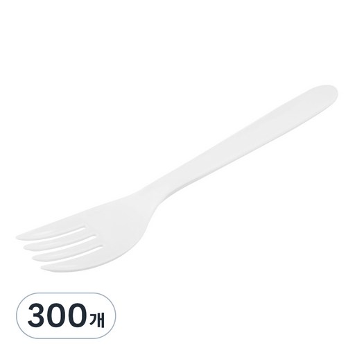 코멧 일회용 포크 화이트