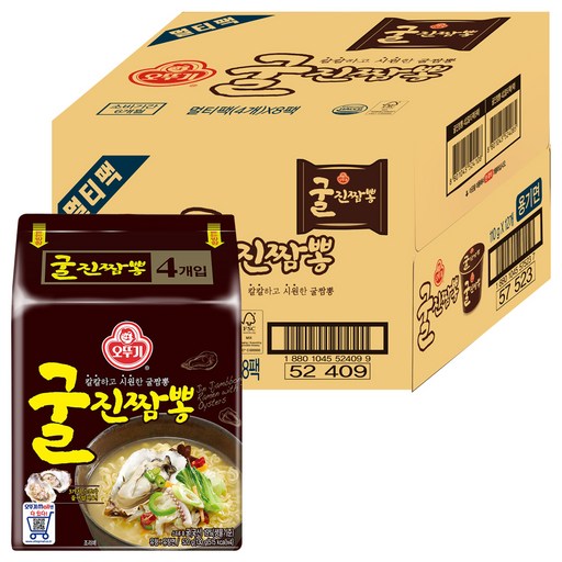 오뚜기 굴진짬뽕 라면 130g