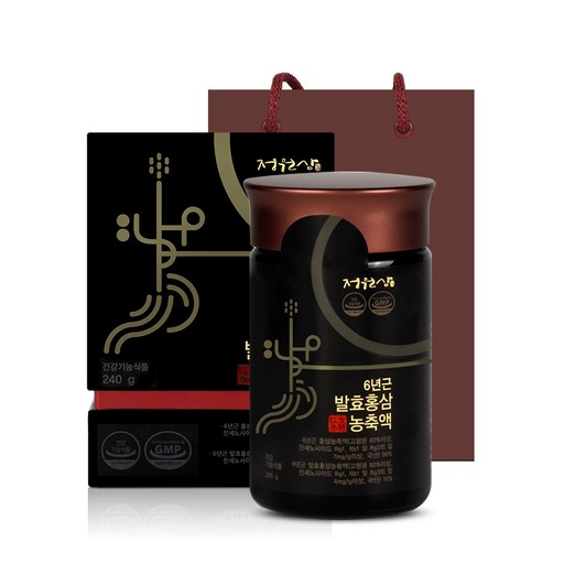 정원삼 6년근 발효홍삼 농축액 + 스푼 + 쇼핑백
