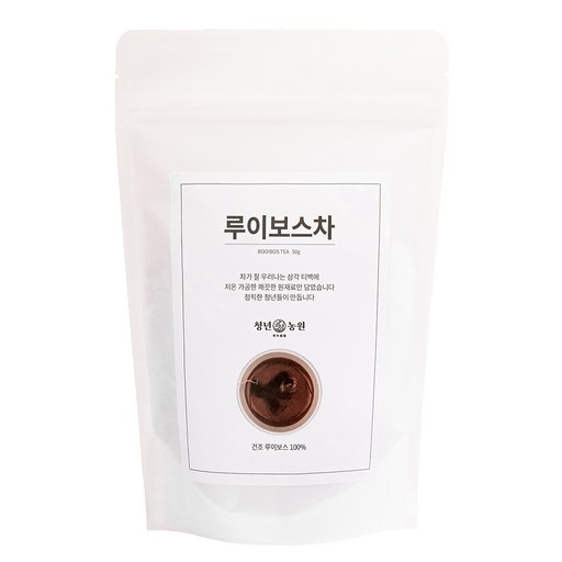 청년농원 저온가공 루이보스차 삼각티백