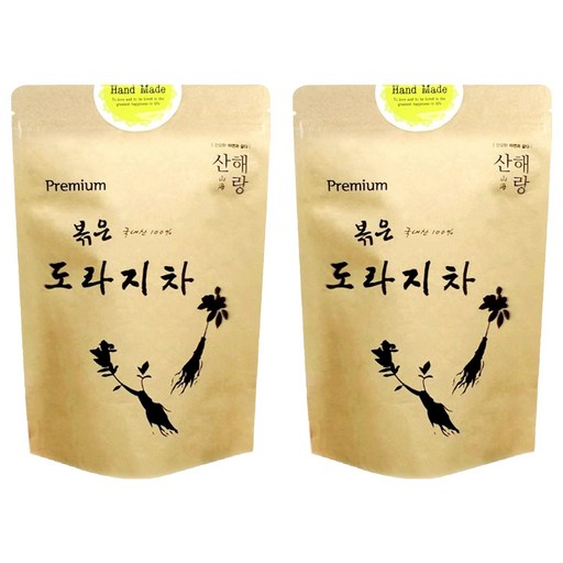 산해랑 프리미엄 수제 볶은 도라지차