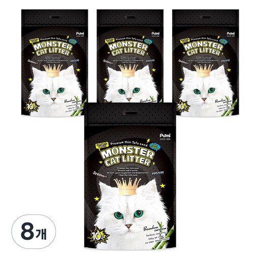 푸르미 몬스터 캣리터 1.5mm 고양이 두부모래