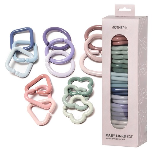 마더케이 유아용 베이직 고리 치발기 30p