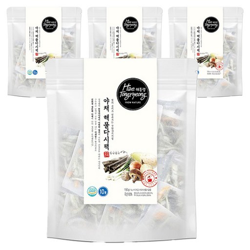 해통령 야채해물 다시팩 10p