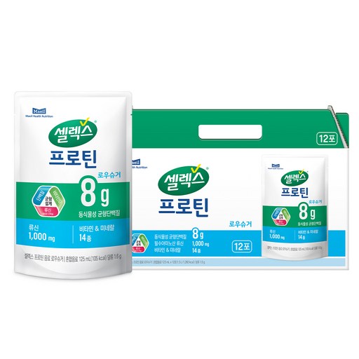 셀렉스 파우치 프로틴 음료 로우슈거 12p