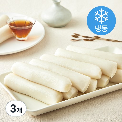 시루조아 굳지않는 흰 가래떡 (냉동)