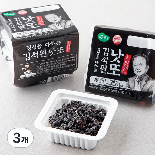 맑은물에 김석원 쥐눈이콩 낫또