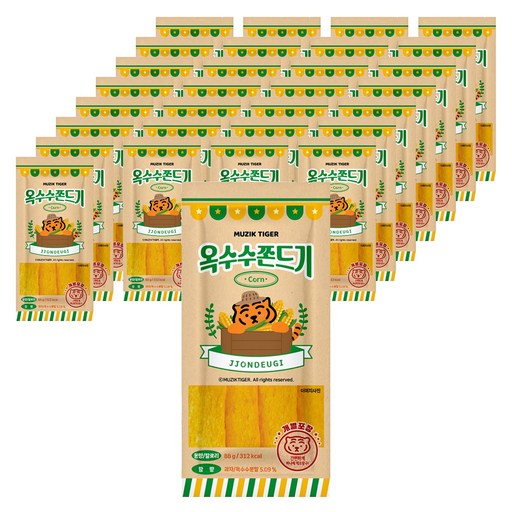 디에이치푸드 쫄쫀이 옥수수 쫀드기