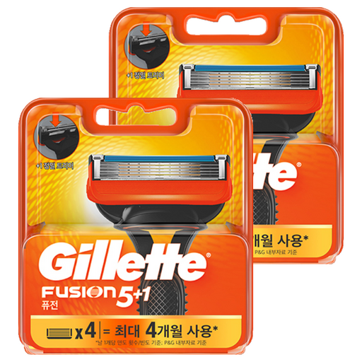 질레트 퓨전 매뉴얼 면도날