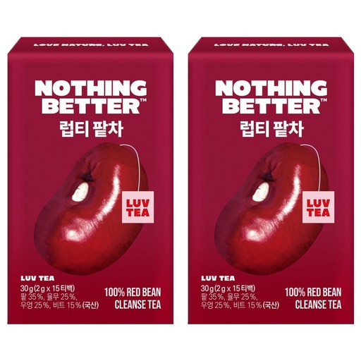 럽티 팥차 티백