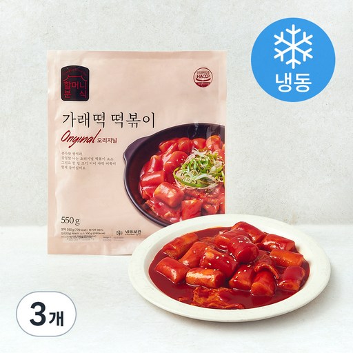 할머니분식 가래떡 떡볶이 오리지널 (냉동)