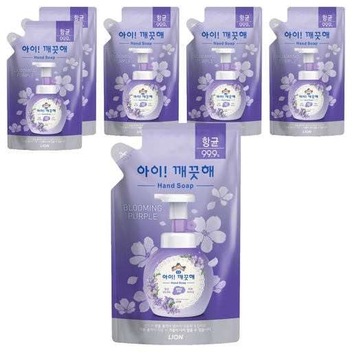 아이깨끗해 블루밍퍼플 핸드워시 리필
