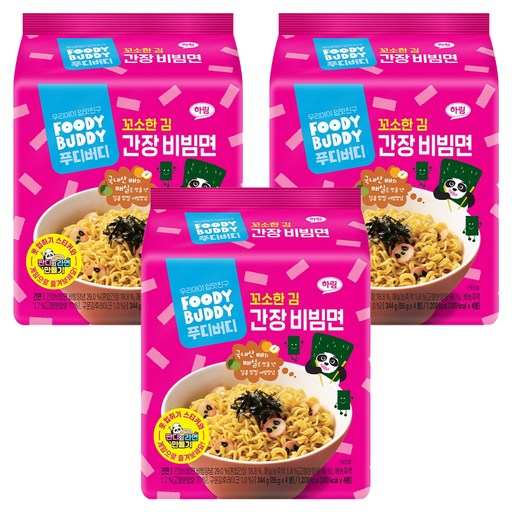 푸디버디 간장 비빔면 86g