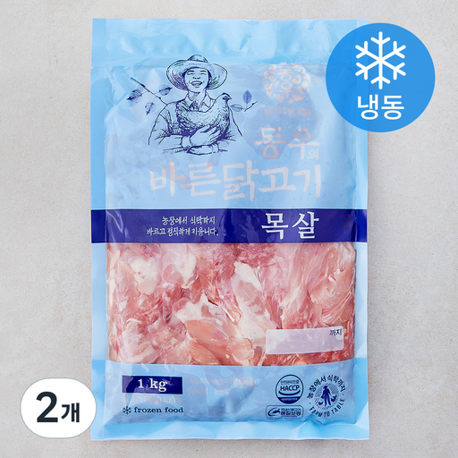 [로켓프레시] 동우바른닭고기 닭목살 (냉동)