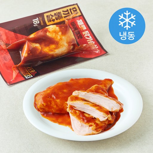 한끼통살 제로 바베큐맛 닭가슴살 (냉동)