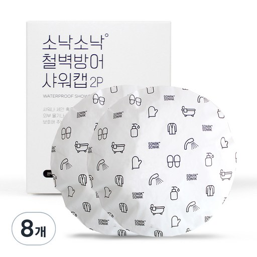 소낙소낙 철벽방어 샤워캡 26 x 26 x 0.5 cm