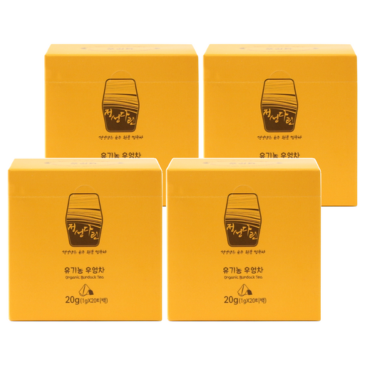 정성다린 유기농 우엉차 티백 20g