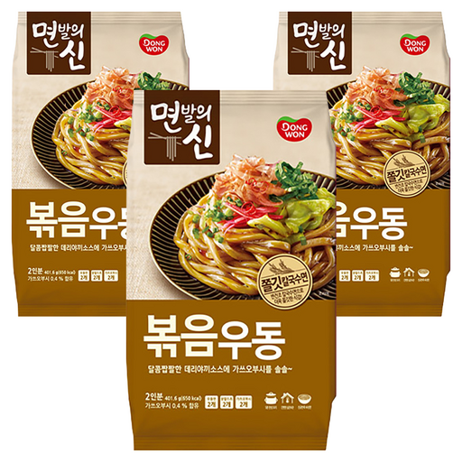 동원 면발의신 볶음우동 2인분
