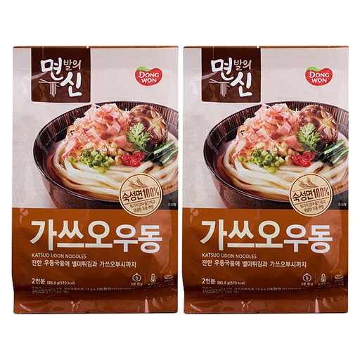 동원 면발의신 가쓰오우동 2인분