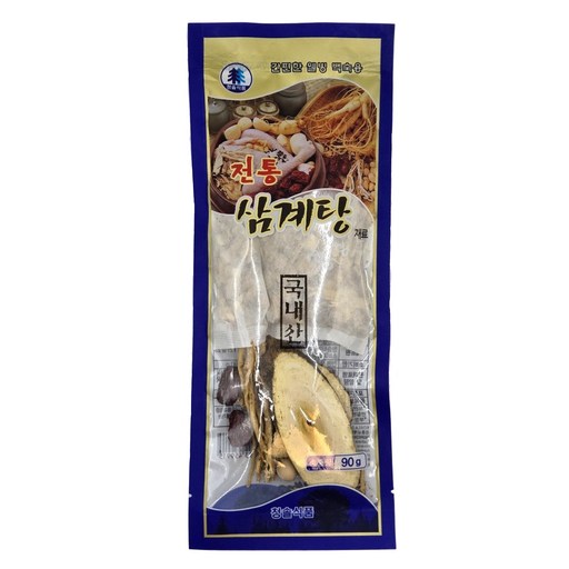청솔식품 국산 100% 전통 백숙 삼계탕 육수 재료 원물 / 티백형