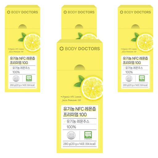 바디닥터스 유기농 NFC 레몬즙 프리미엄 100