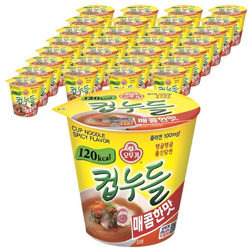 오뚜기 컵누들 매콤한맛 37.8g
