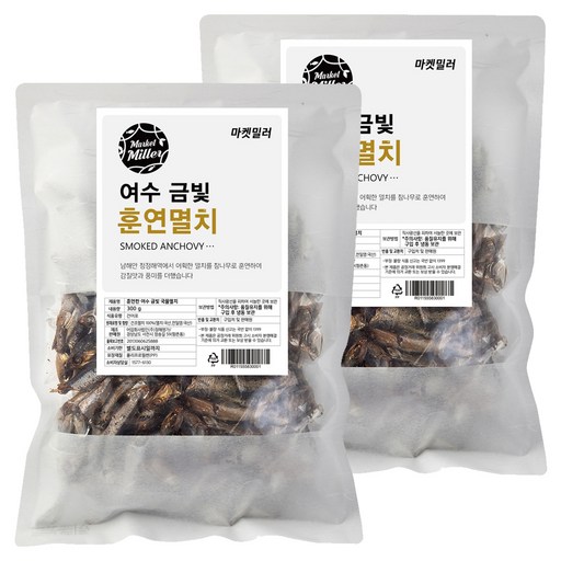 마켓밀러 여수 금빛 훈연 멸치
