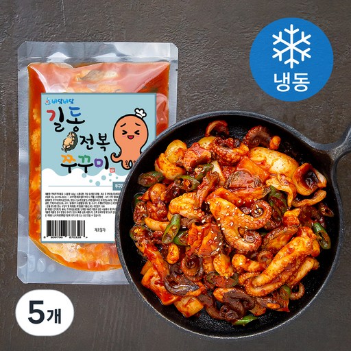 바담바담 길동 전복 쭈꾸미 볶음 (냉동)