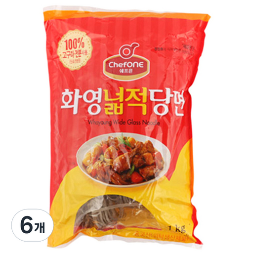 쉐프원 화영 넓적 당면