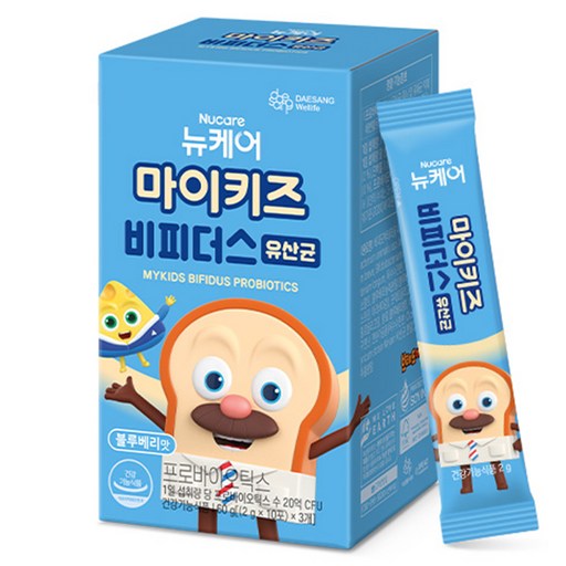 대상웰라이프 마이키즈 비피더스 유산균 30포