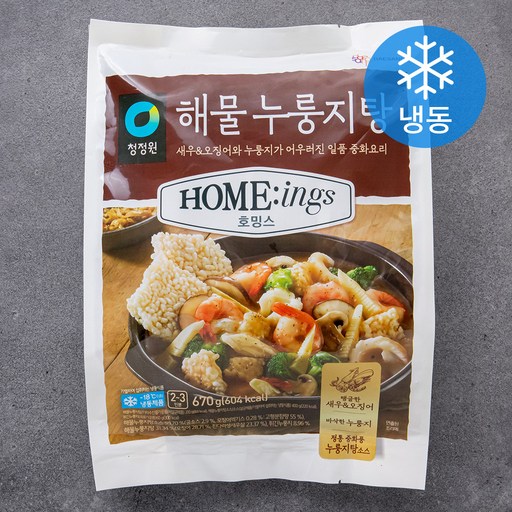 대상 호밍스 해물 누룽지탕 2~3인분 (냉동)