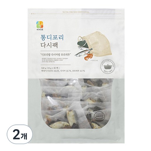 석하 해물맛 육수진한 통디포리다시팩