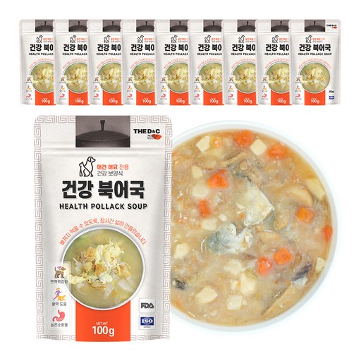 더독 반려동물 건강 보양식 파우치