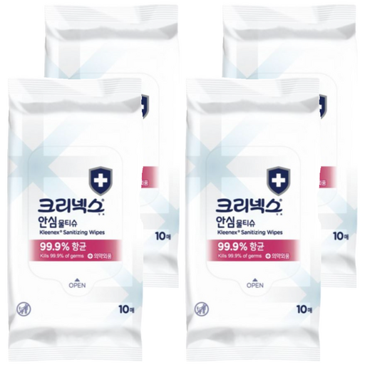 크리넥스 안심 물티슈 휴대형