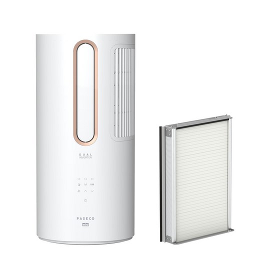 파세코 14.6㎡(4.4평) 25년형 창문형에어컨 미니 로즈골드 PWA-M3100WG 자기설치