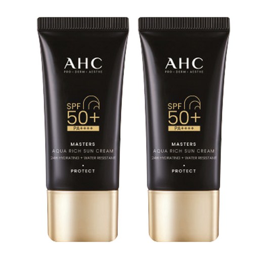 AHC 마스터즈 아쿠아 리치 선크림 SPF50+ PA++++