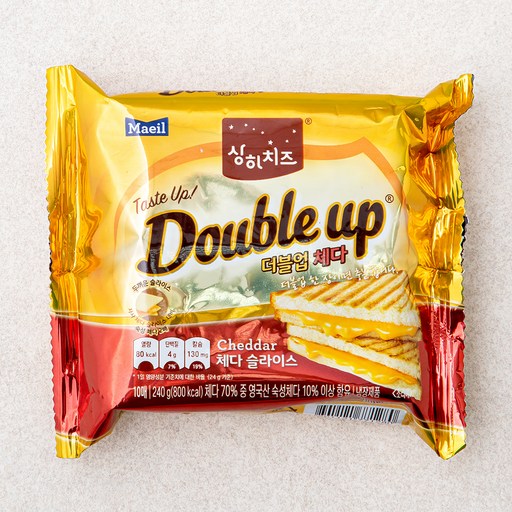 상하치즈 더블업 체다 슬라이스 치즈