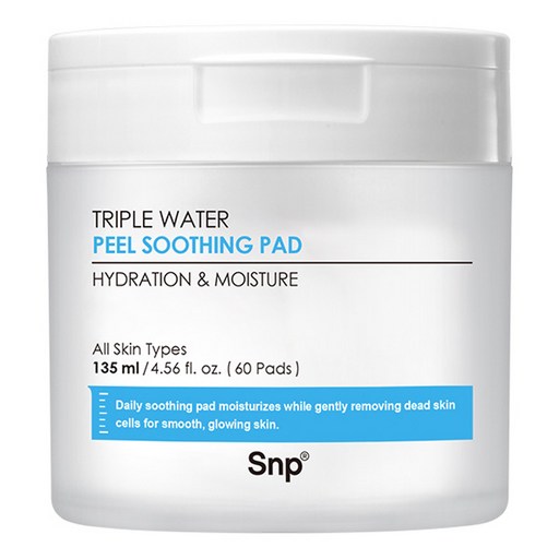 에스엔피 트리플 워터 필 수딩 패드 135ml