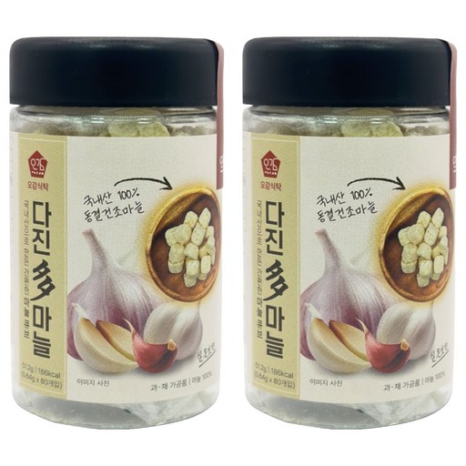 오감식탁 다진다 마늘 80p