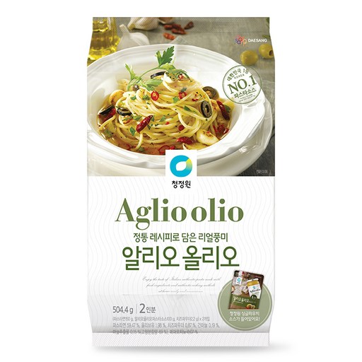 대상 청정원 알리오올리오 오일파스타