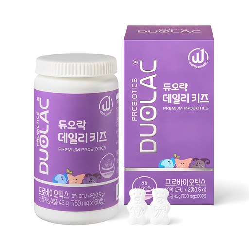 듀오락 데일리키즈 츄어블 어린이 유산균