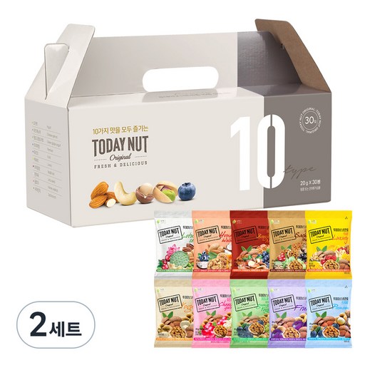 자연루 투데이넛 너트한줌 10종 x 3p 세트
