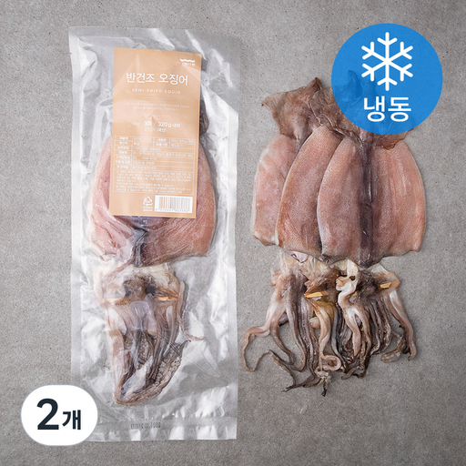 바다원 동해안 반건조 오징어 3미 (냉동)