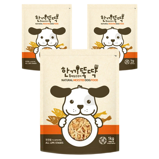 한끼뚝딱 전연령 강아지 황태담은 소프트사료