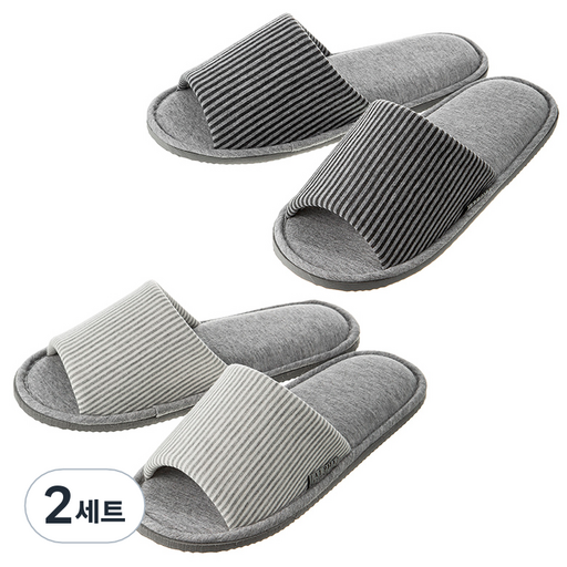베이스알파에센셜 소프트 쿠션 거실화 2p 세트