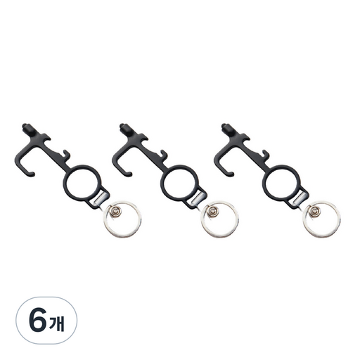 손가락 홀더 세균방지 터치 스틱 블랙